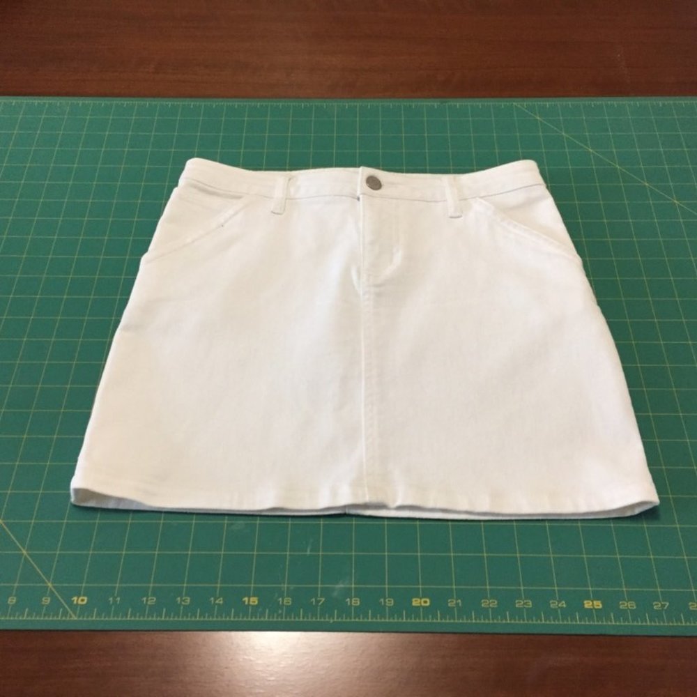 Ricki's White Denim Skirt